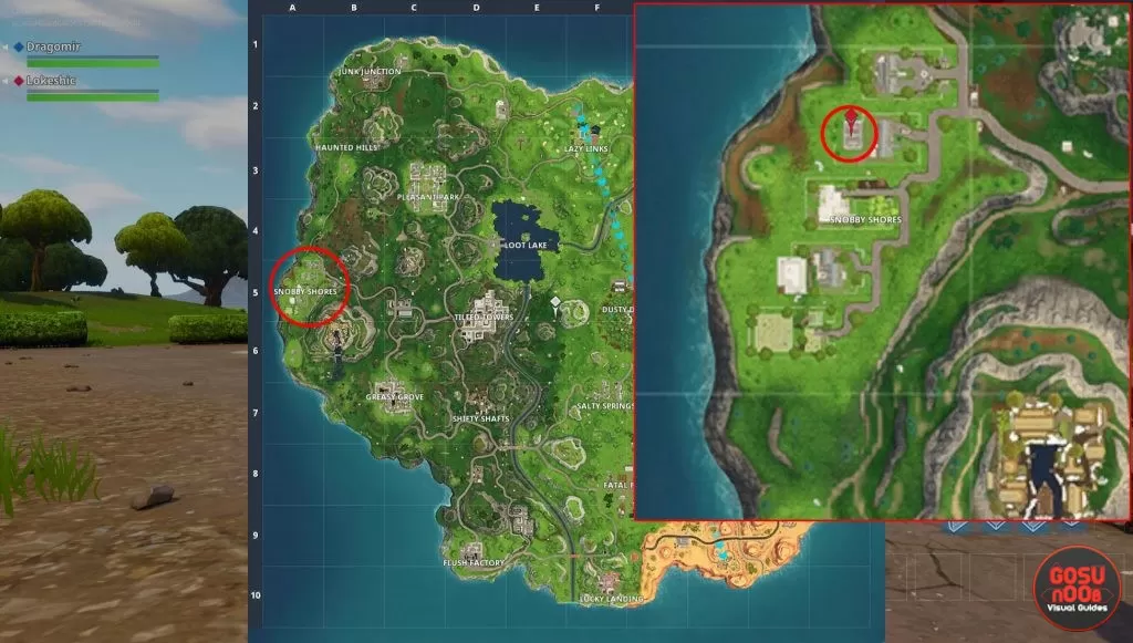 fortnite br basketball hoop snobby shores