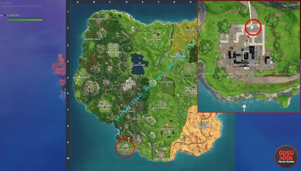 fortnite br birthday cake challenge locations