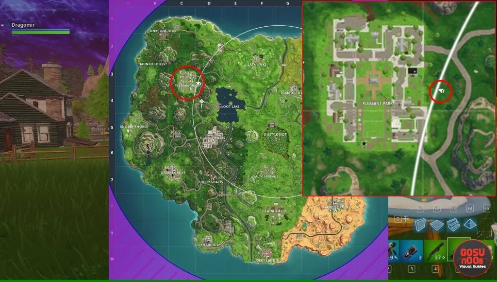 fortnite br birthday cake locations