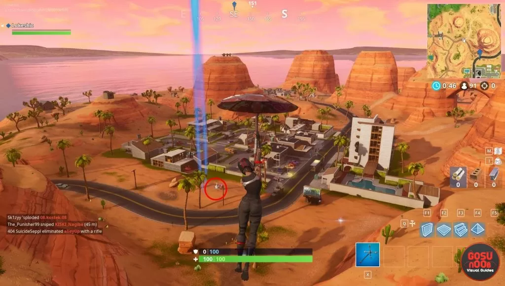 fortnite br cake desert location