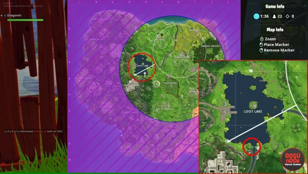 fortnite br cake locations loot lake