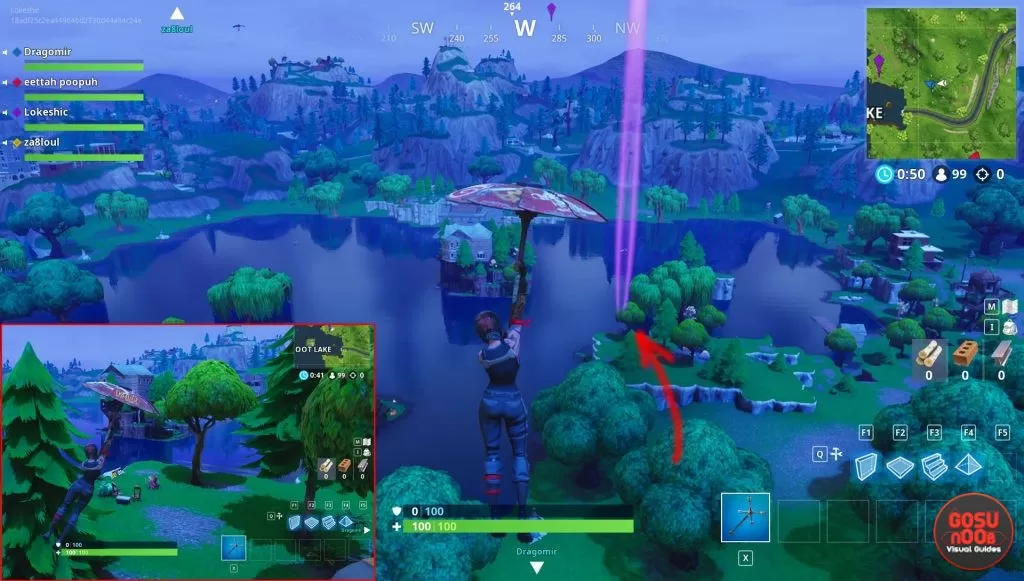 fortnite br clay pigeon loot lake