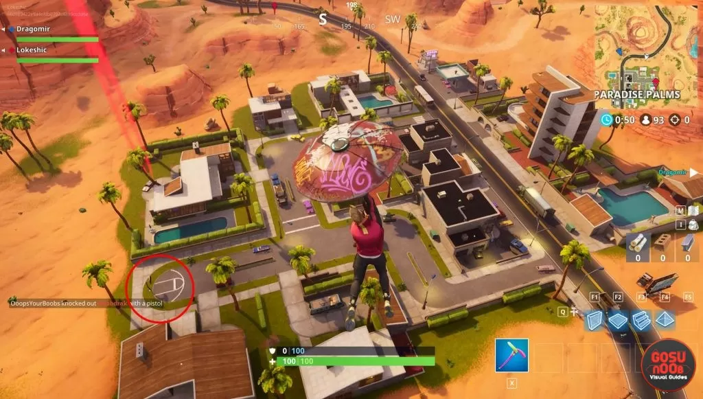 fortnite br desert basketball hoop