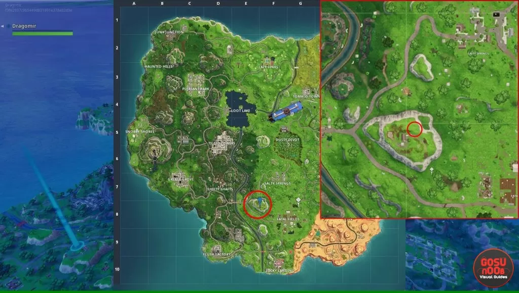 fortniite br follow the treasure map found in flush factory