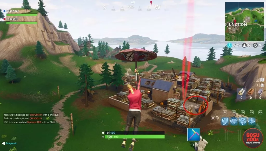 fortnite br junk junction basketball court