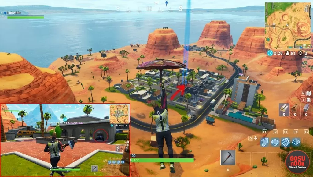 fortnite br kart location desert