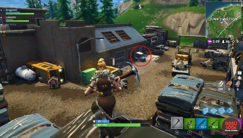 fortnite br kart location junk junction