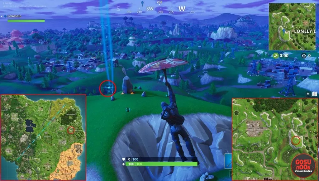 fortnite br lonely lodge rift location