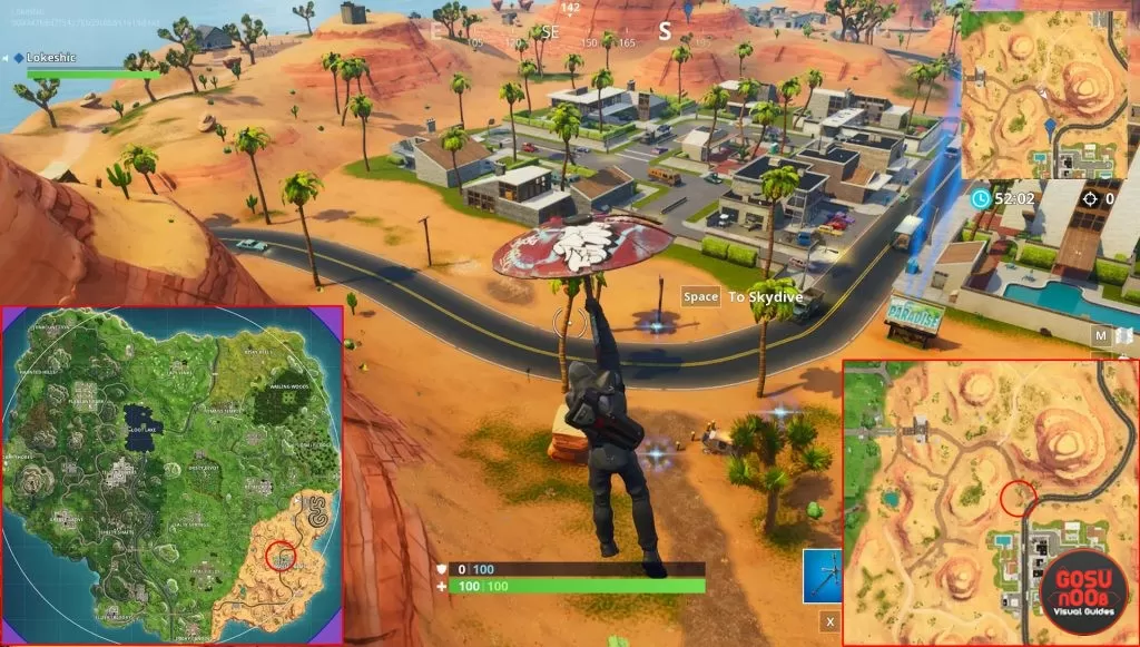 fortnite br rift locations paradise palms