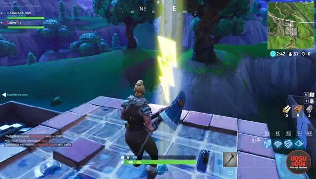 fortnite br search floating lightning bolts