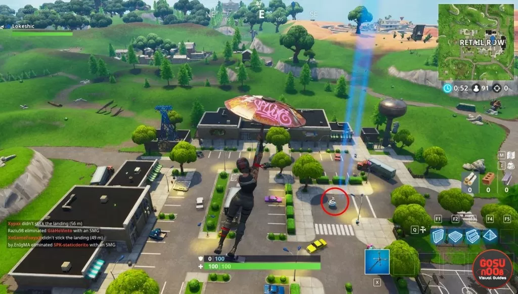 fortnite br where to find birthday cake retail row