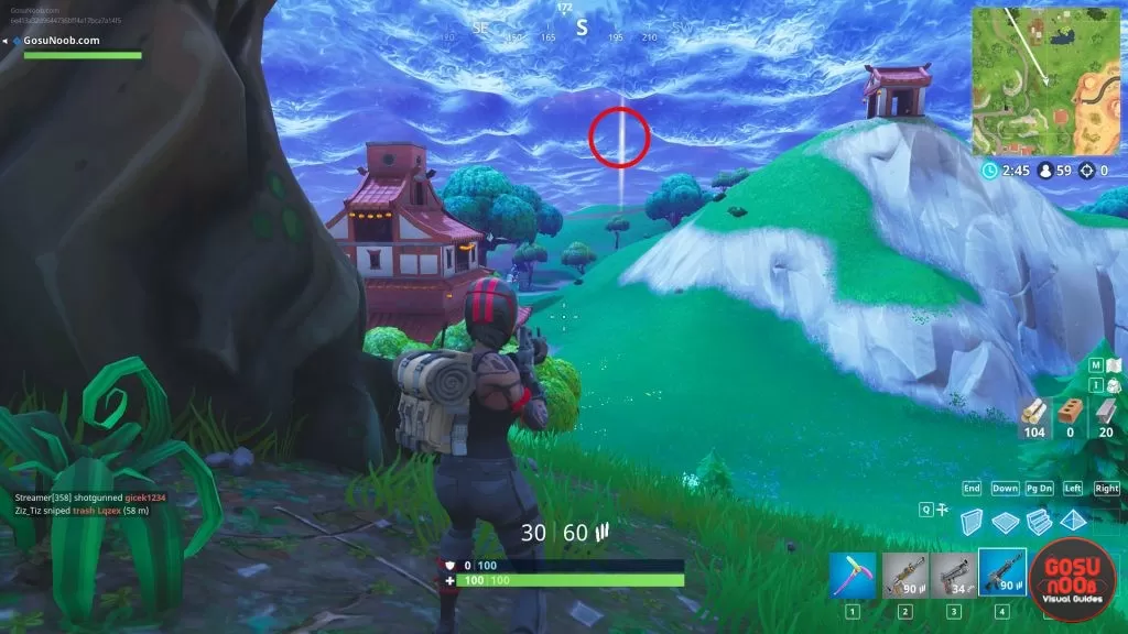 fortnite floating bolts lucky landing