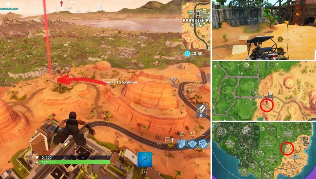 Flaming Hoops Fortnite BR Desert