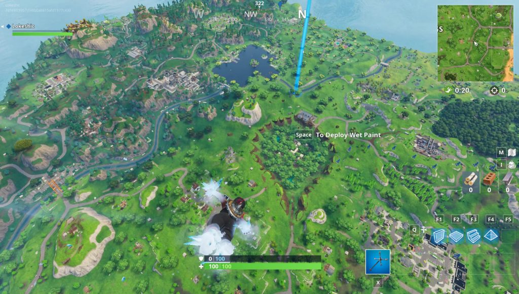Fortnite BR Dusty Divot Treasure Map Location Weekly Challenge