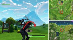 Fortnite BR Hit a golf Ball from Tee to Green on Different Holes