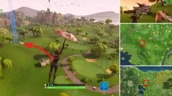 Fortnite Battle Royale Flaming Hoop Location Lazy Link