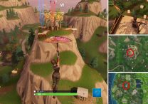 Fortnite Flaming Hoops Stunt Mountain Location