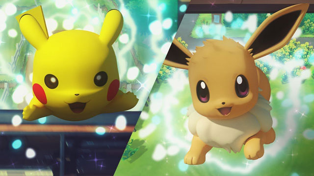 Pokemon Let's Go Eevee & Pikachu - Similarities with Pokemon GO