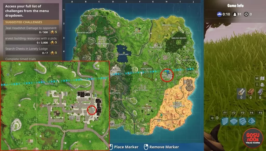 fortnite br retail row timed trial