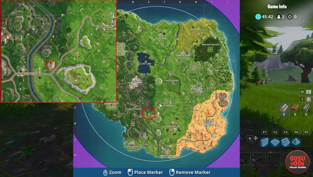 fortnite br stone head location shifty shafts