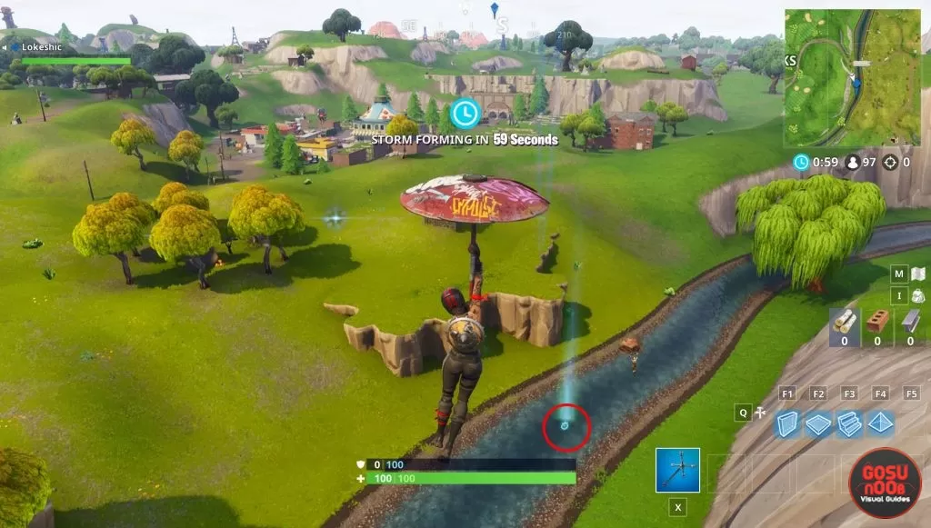 fortnite br timed trial locations tomato town