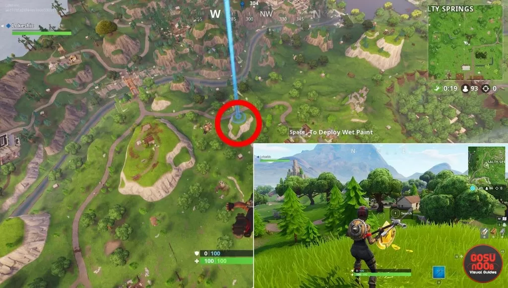 search where the stone heads are looking fortnite br challenge where to find battle star