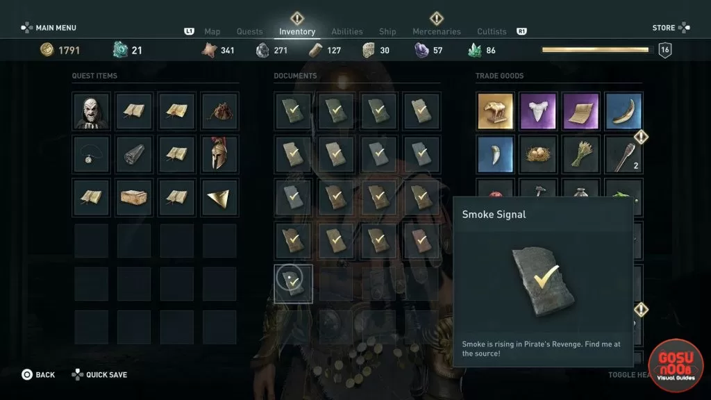 AC Odyssey Smoke Signal Ainigmata Ostraka Puzzle Solution