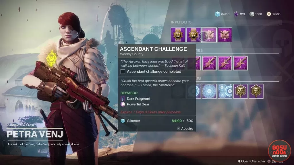 Destiny 2 Ascendant Challenge Week 4 - Crush First Queen's Crown