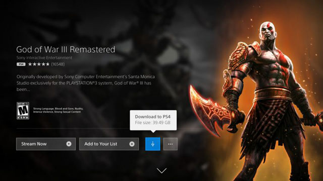 PlayStation Now Allows Downloading of PS4 and PS2 Games