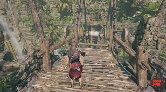 Rough Landing Bridge Crossing Puzzle Solution - Shadow of Tomb Raider