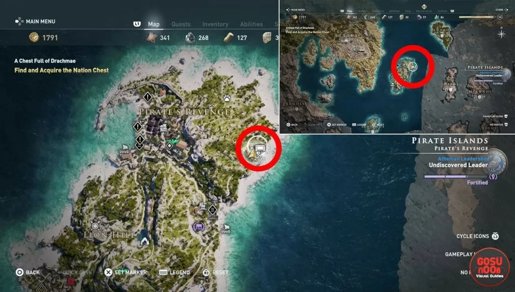 ac odyssey legendary chest locations