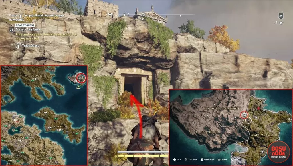 ac odyssey parmenon tomb ancient stele