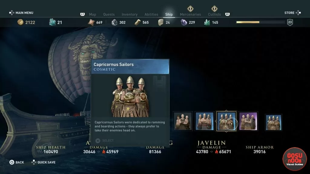 ac odyssey ship customization pack