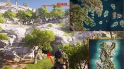 ac odyssey tomb of brizo ancient stele