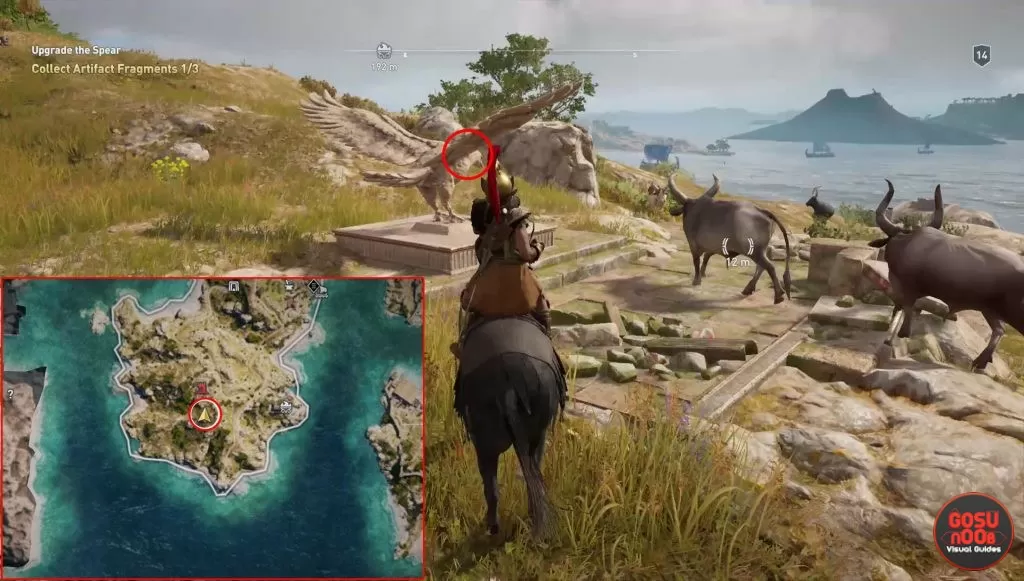 ac odyssey war eagle puzzle solution