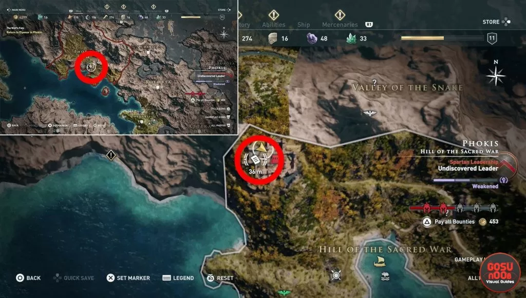 ainigmata ostraka location desphina fort where to find how to solve ac odyssey