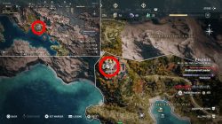 ainigmata ostraka location desphina fort where to find how to solve ac odyssey