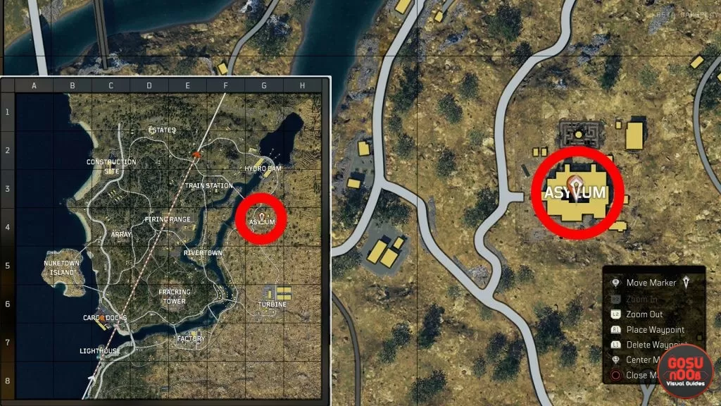 cod blackout asylum zombie spawn locations