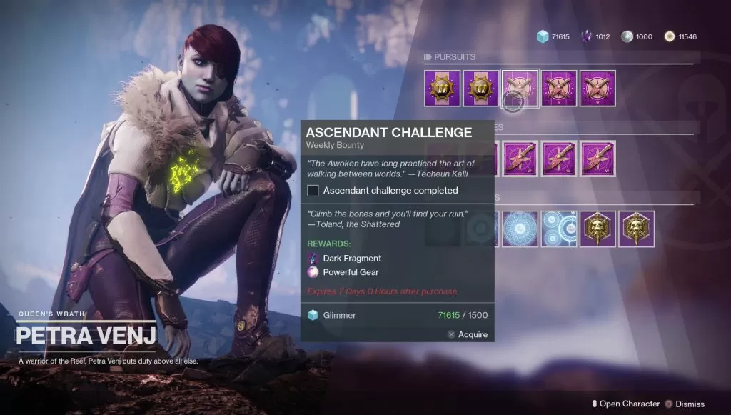 destiny 2 ascendant challenge climb bones find ruin