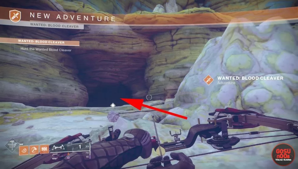 destiny 2 forsaken blood cleaver start location