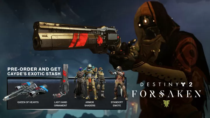 destiny 2 forsaken how to get preorder bonus items