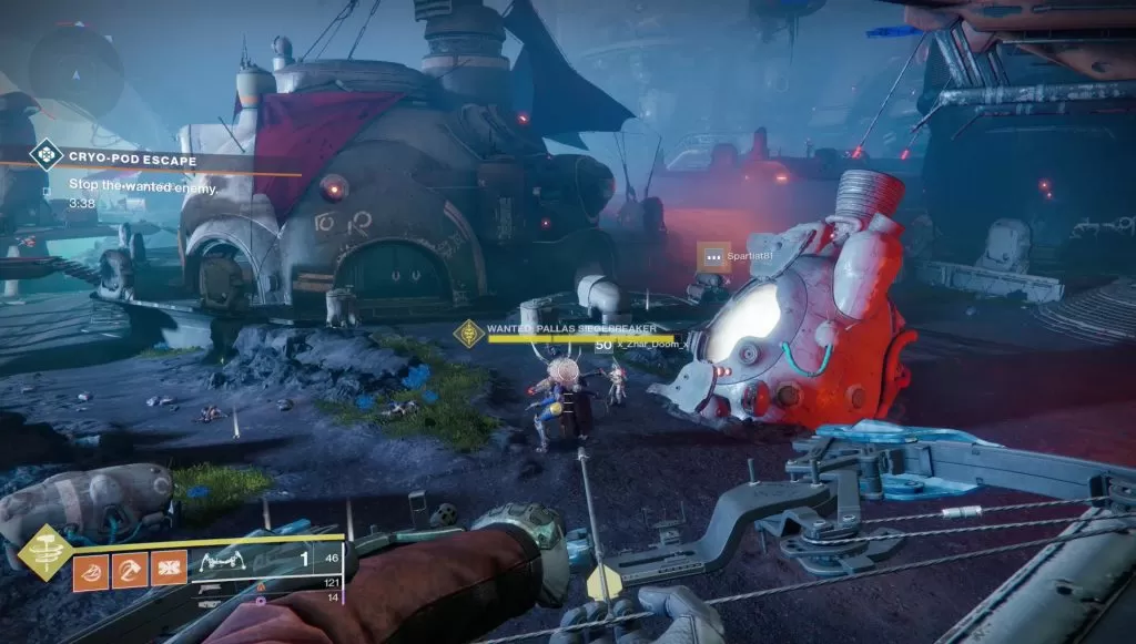 destiny 2 pallas siegebreaker thieves' landing wanted bounty