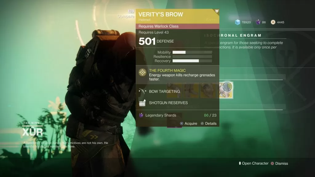 destiny 2 veritys brow