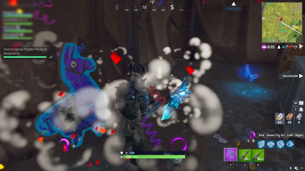 fortnite br jigsaw puzzle pieces basement locations