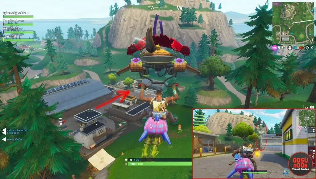 fortnite br streetlight spotlight locations