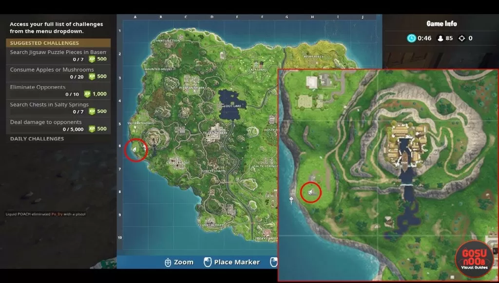 fortnite br where to find jigsaw puzzle pieces