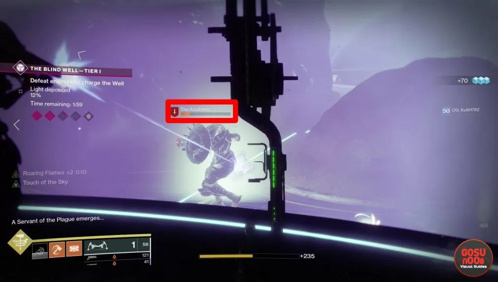 how to beat servant of the plague destiny 2 forsaken blind well