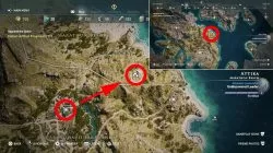 how to solve goats gruff ostraka puzzle ac odyssey