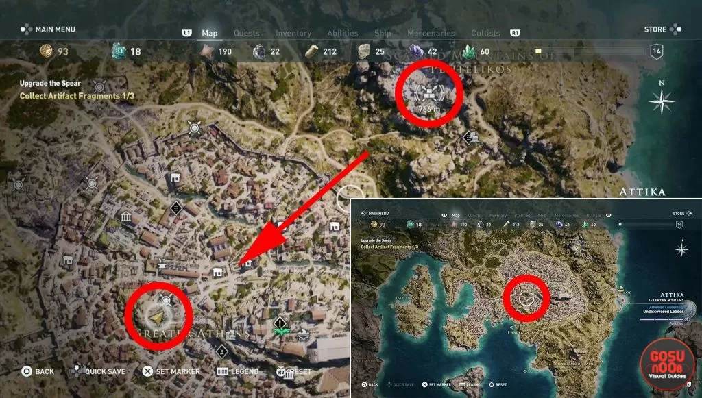 killer view ainigmata ostraka puzzle solution location where to find ac odyssey