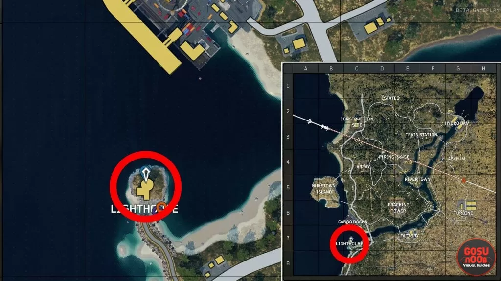 lighthouse zombie spawn location cod blackout